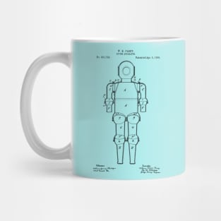 Vintage Scuba Diving Suit 1898 Mug